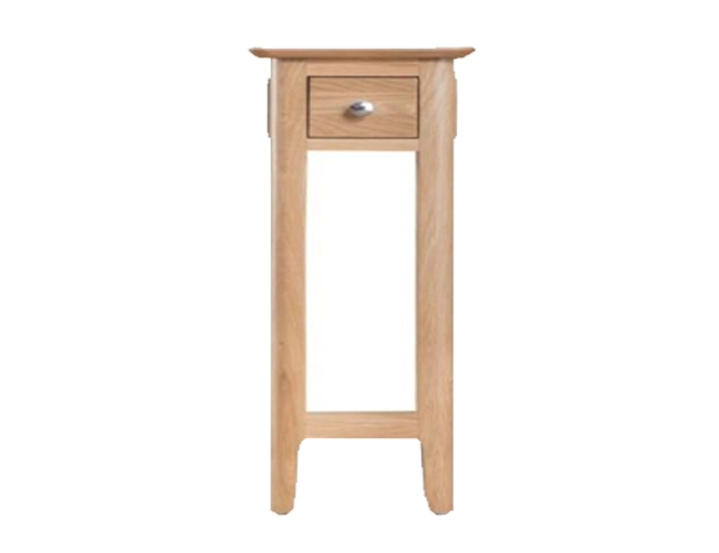 ROBINHOOD (NT-PS) 1 DRAWER PLANT STAND - OAK