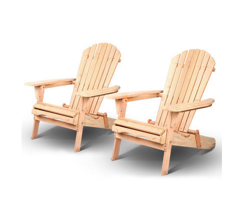 FAUNA (SET OF 2) OUTDOOR LOUNGE CHAIR - NATURAL