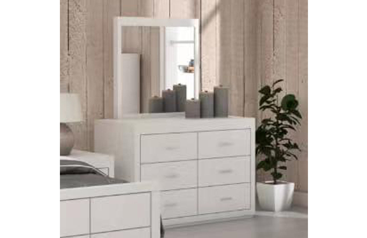 NARRABEEN (AUSSIE MADE) DRESSING TABLE WITH MIRROR - ASSORTED COLOURS