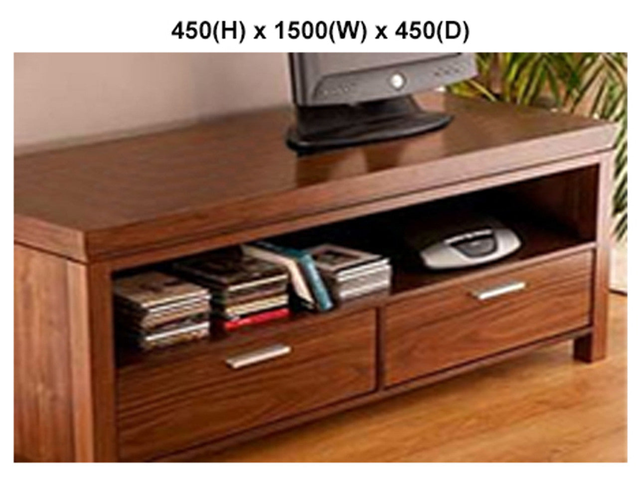 NEVADA (AUSSIE MADE) TV ENTERTAINMENT UNIT WITH 2 DRAWERS / 1 OPEN SHELF COLLECTION - ASSORTED STAINED COLOURS - STARTING FROM $599
