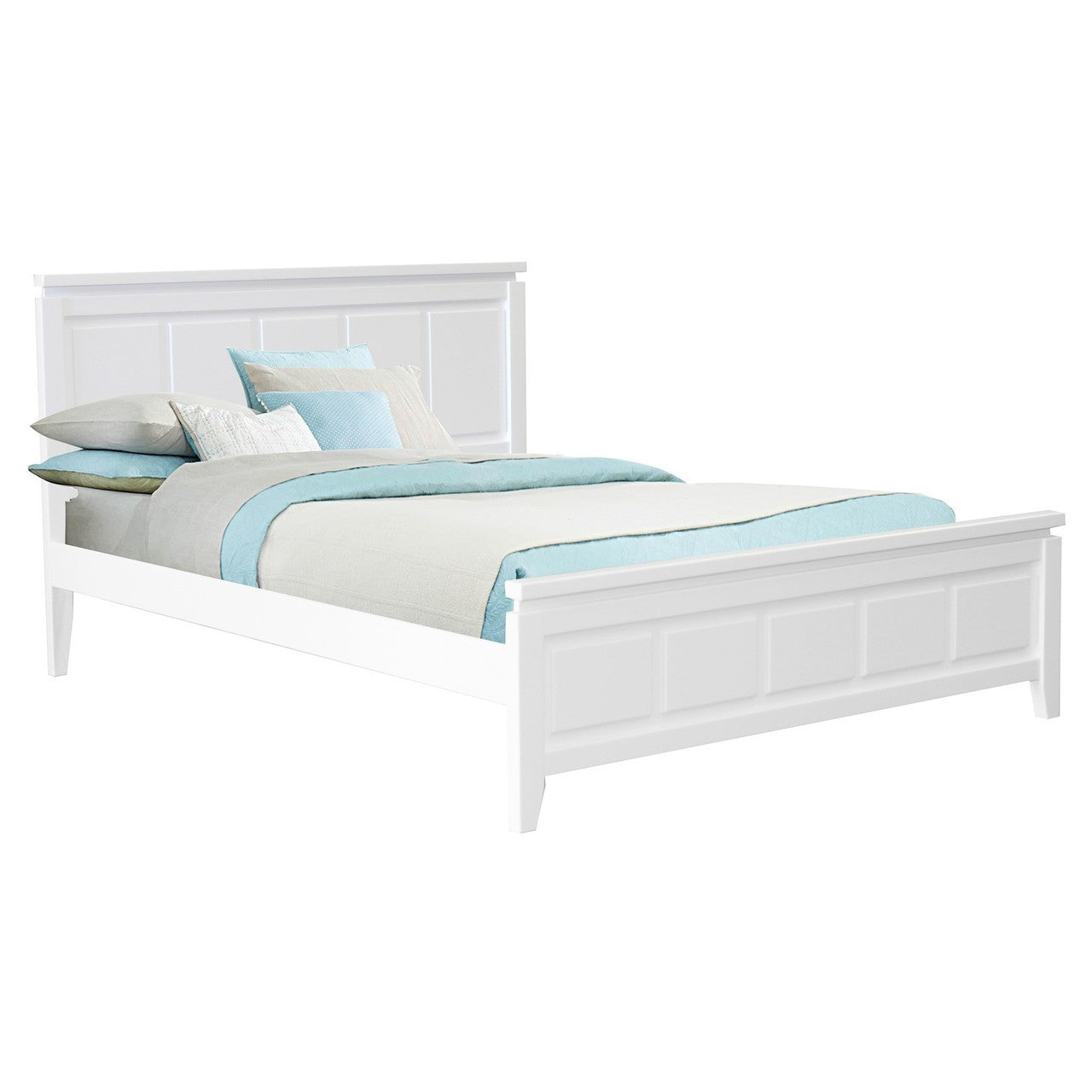 NOVENA SINGLE OR KING SINGLE 3 PIECE BEDROOM SUITE - WHITE