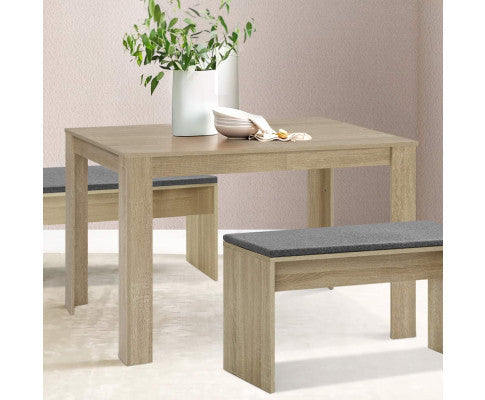JEANS WOODEN DINING TABLE - 1200(W) x 700(D) - OAK