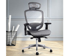 AUDEN EXECUTIVE OFFICE COMPUTER CHAIR - GREY