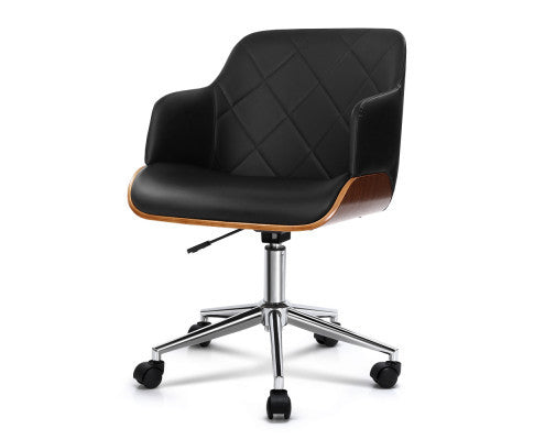 BERKELEY LEATHERETTE OFFICE EXECUTIVE CHAIR - BLACK