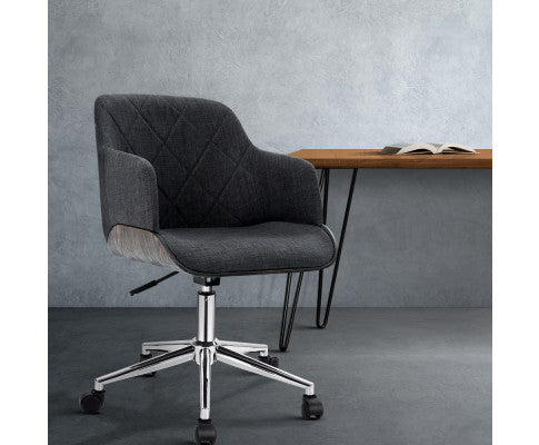 BERKELEY FABRIC OFFICE EXECUTIVE CHAIR - DARK GREY