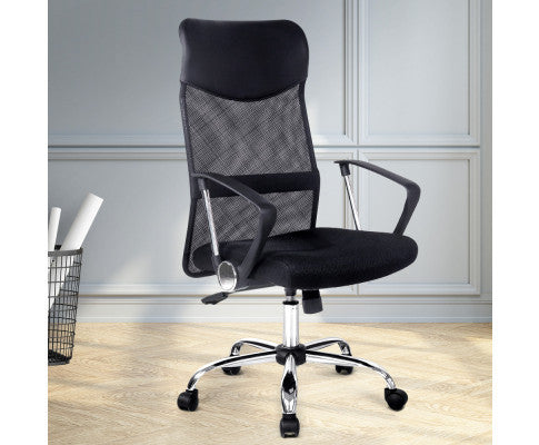 CARRIBEAN HIGH BACK OFFICE EXECUTIVE CHAIR - BLACK
