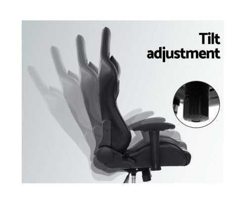 WILBUR OFFICE COMPUTER GAMING CHAIR - BLACK