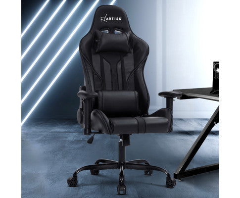 WILBUR OFFICE COMPUTER GAMING CHAIR - BLACK