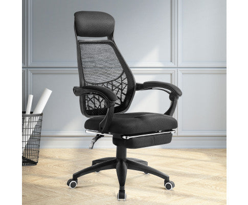 ASTERIA ADJUSTABLE OFFICE COMPUTER CHAIR - BLACK