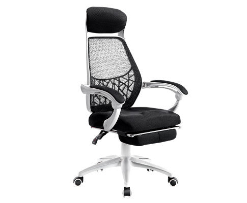 ASTERIA ADJUSTABLE OFFICE COMPUTER CHAIR - BLACK & WHITE