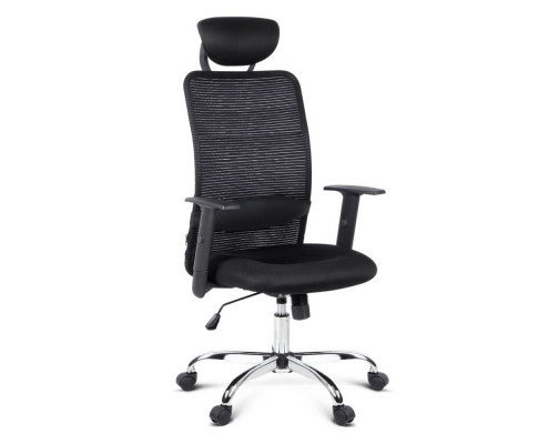 BECKHAM HIGH BACK OFFICE CHAIR - BLACK