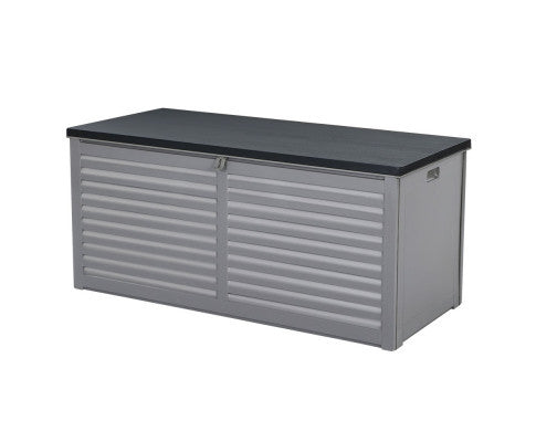 MAGNOLIA INDOOR/ OUTDOOR STORAGE BOX BENCH - DARK GREY
