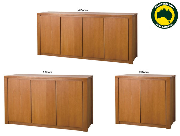 OWEN (AUSSIE MADE) BUFFET WITH KICKBOARD COLLECTION - TASSIE OAK COMBINATION - ASSORTED STAINED COLOURS
