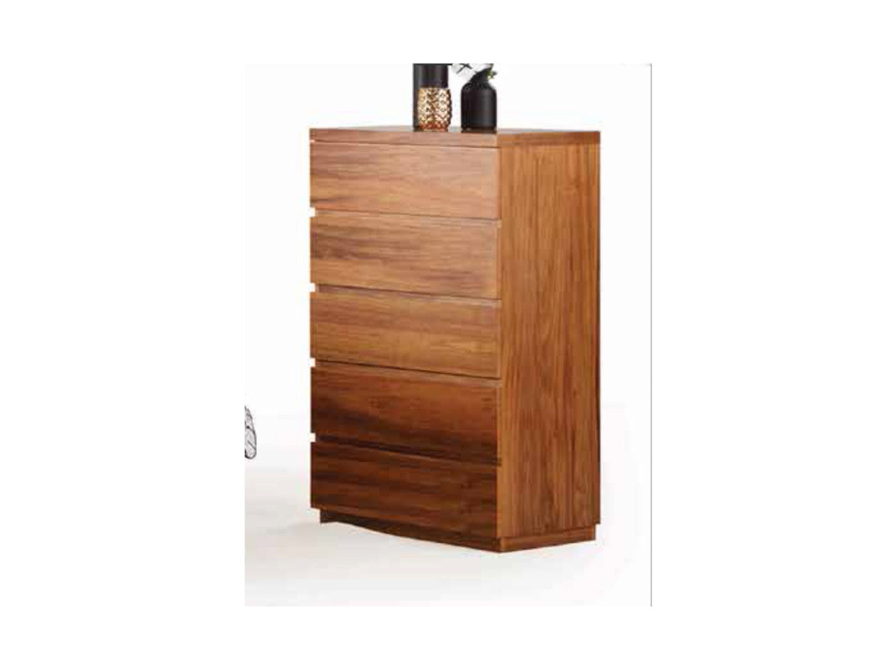 PETRINO KING 4 PIECE (TALLBOY) BEDROOM SUITE - BLACKWOOD