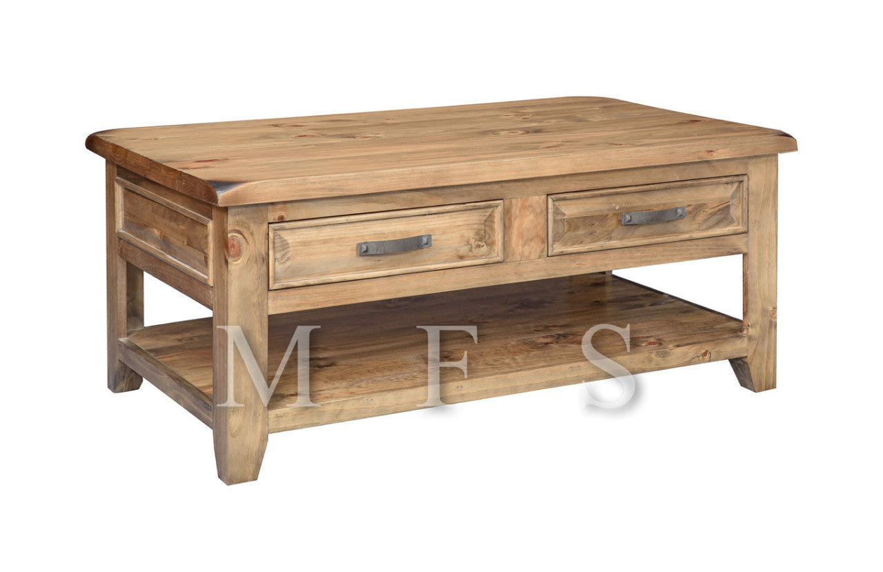 PINELANDS COFFEE TABLE (HTGCT) - 1200(W) x 700(D) - GREY WASH (#501) OR WALNUT