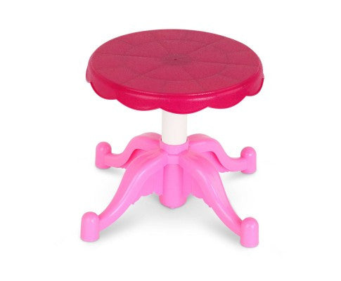 KEEZ 30 PIECES KIDS DRESSING TABLE WITH MIRROR - PINK