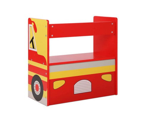 TOYO FIRE TRUCK KIDS DINING TABLE & CHAIR SET - RED
