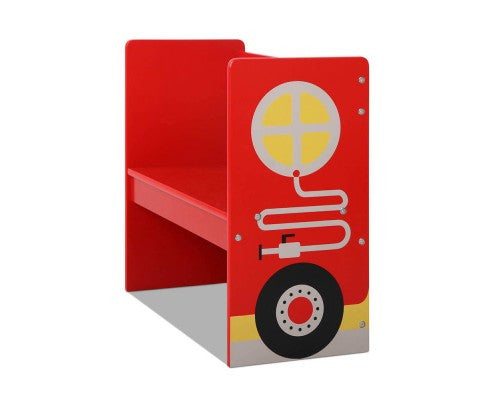 TOYO FIRE TRUCK KIDS DINING TABLE & CHAIR SET - RED