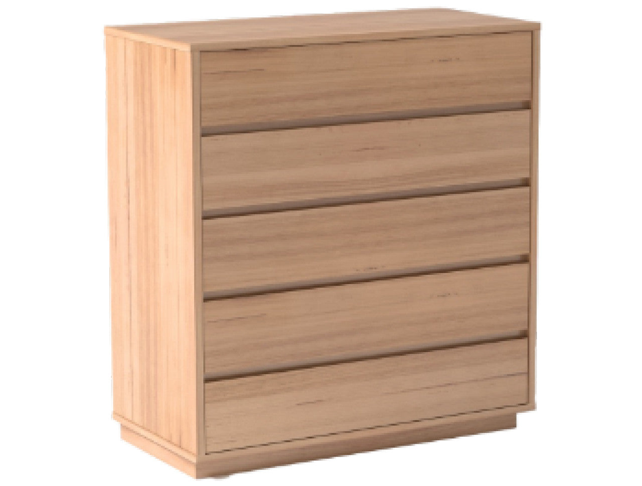 PADERNAL 5 DRAWER TALLBOY - MESSMATE