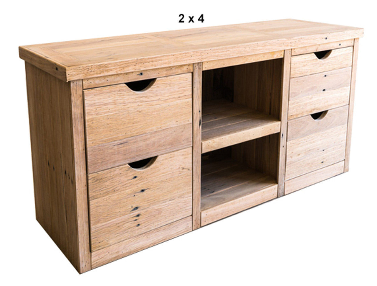 PALING (AUSSIE MADE) 4 DRAWER LOWLINE TV UNIT COLLECTION - ASSORTED STAINED COLOURS - STARTING FROM $1299