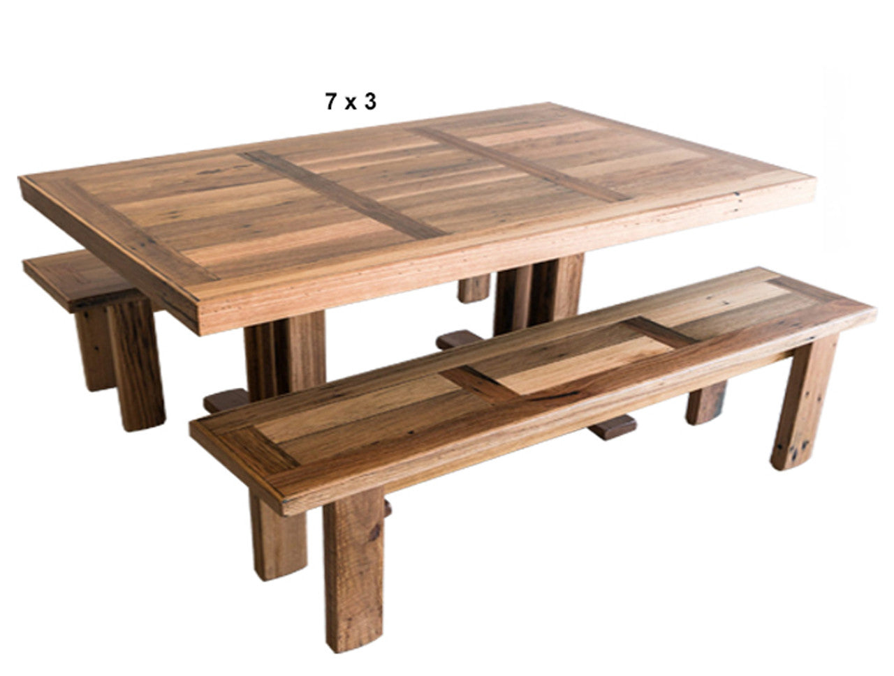 PALING (AUSSIE MADE) 3 PIECE DINING SETTING COLLECTION - ASSORTED STAINED COLOURS - STARTING FROM $2699
