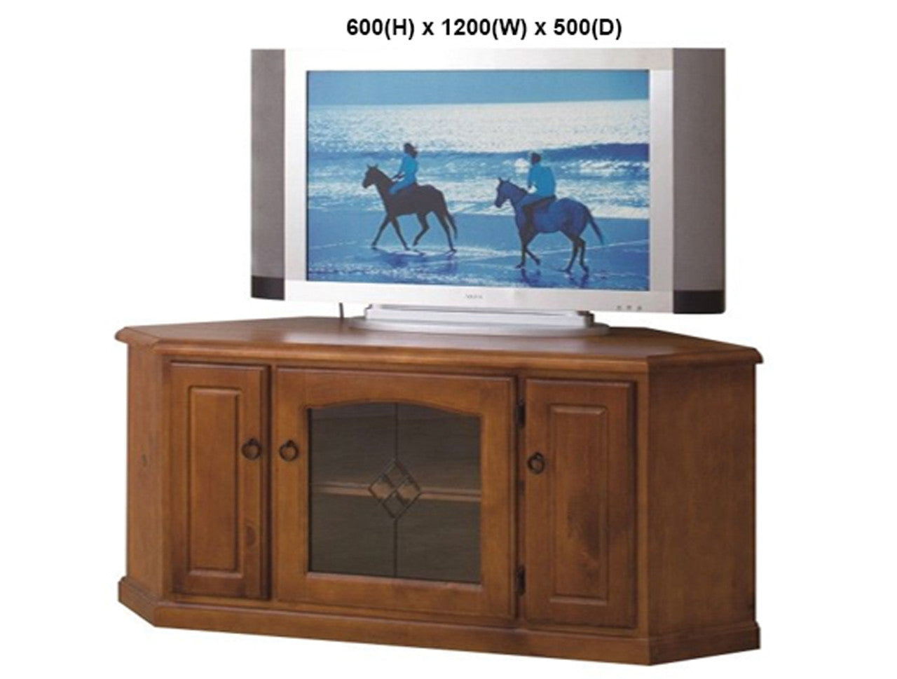 PANDORA (AUSSIE MADE) T.V. CORNER UNIT WITH TWIN PULL-OUTS (PLAIN GLASS) COLLECTION - ASSORTED STAINED COLOURS - STARTING FROM $899