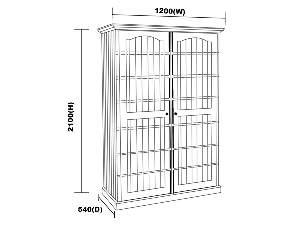 MUDGEE (AUSSIE MADE) 2 DOOR PANTRY COLLECTION - ASSORTED STAINED COLOURS - STARTING FROM $999