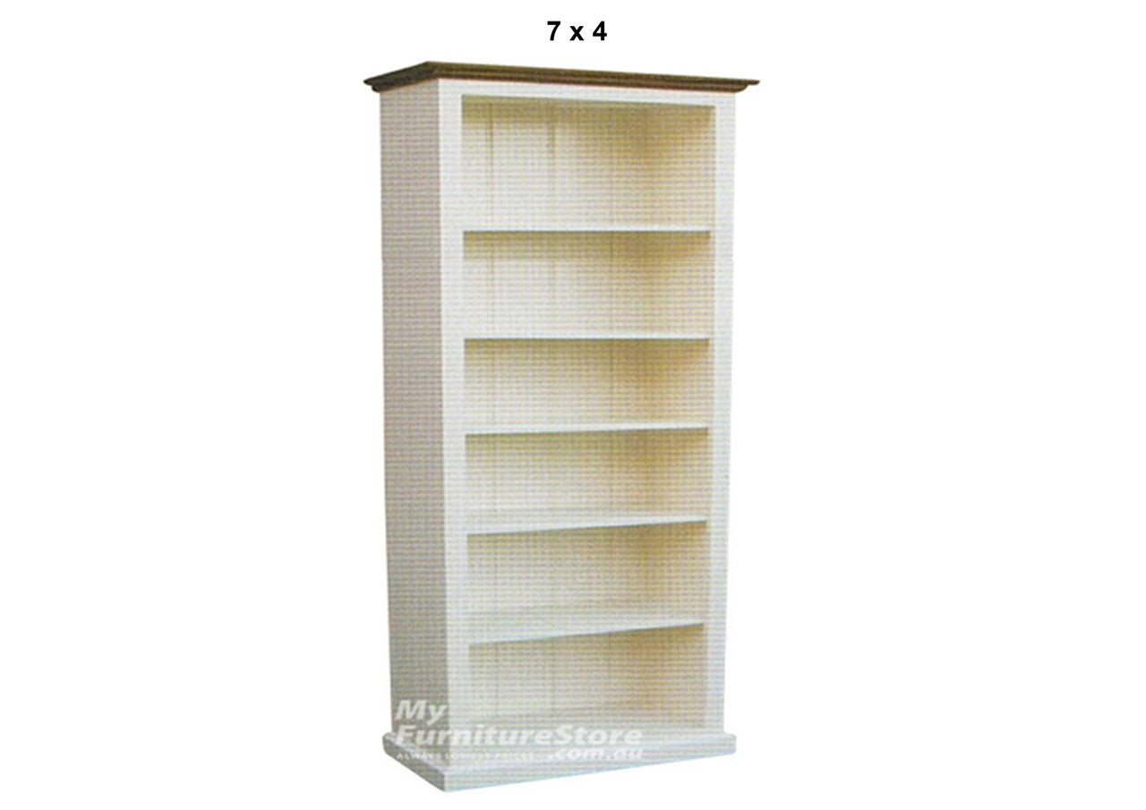 COLONIAL (AUSSIE MADE) HIGHLINE BOOKCASE COLLECTION - ASSORTED PAINTED COLOURS - STARTING FROM $799