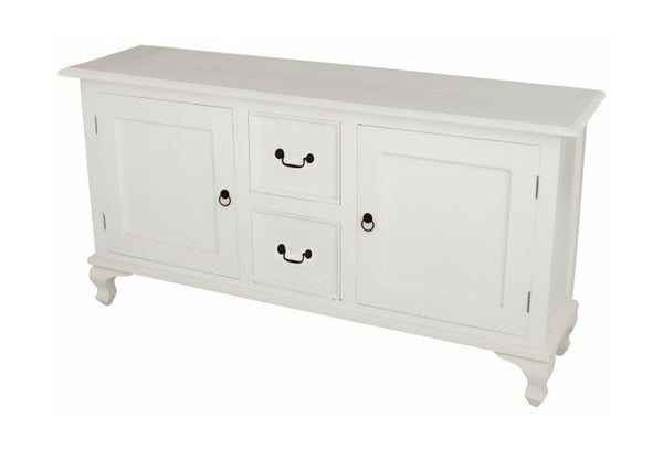 QUEEN ANN BUFFET 2 DOOR / 2 DRAWER - 1600(W) - WHITE