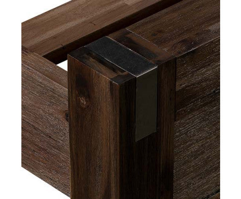 KING JARVAN BED - CHOCOLATE