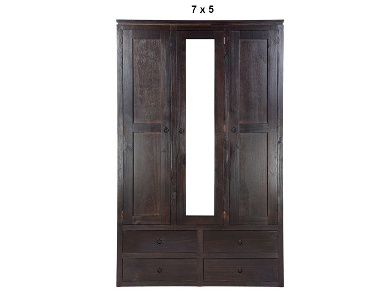 QUINN / OZARK (AUSSIE MADE) 3 DOOR / 4 DRAWER MIRROR WARDROBE COLLECTION - ASSORTED STAINED COLOURS - STARTING FROM $1299