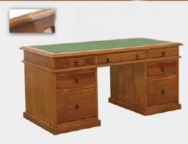 REBECCA - 1650(W) - DESK -1650(W) X 750(D) - BLACKWOOD (1057) OR WALNUT (1126)
