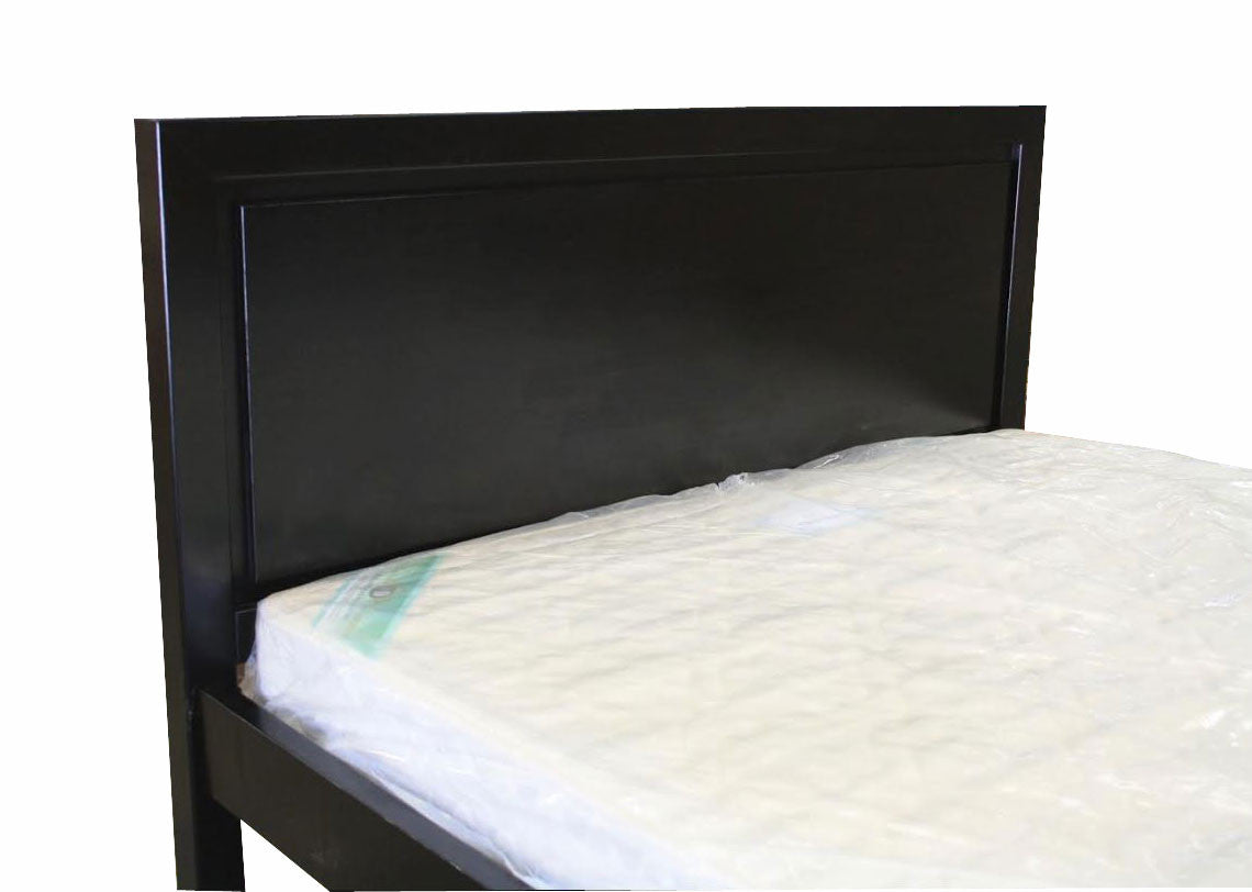 KING RONDO (AUSSIE MADE) SOLID PINE PANEL BED - ASSORTED COLOURS