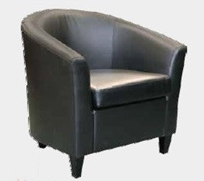 RAVEN TUB CHAIR - BROWN (3203) OR BLACK (3204)
