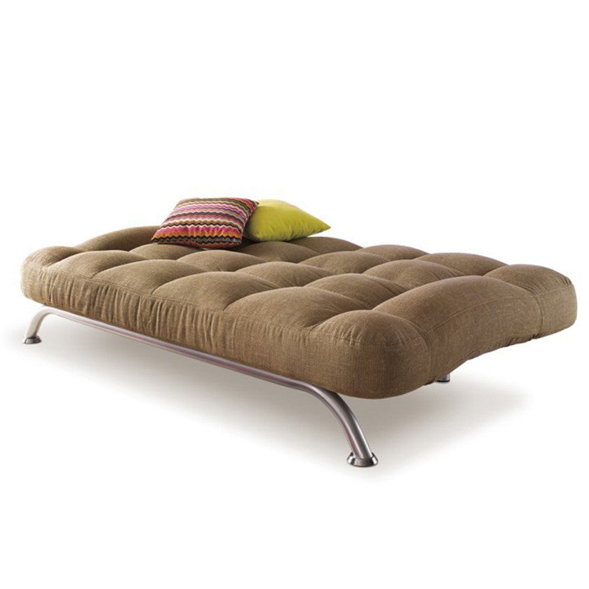 RIO (DA26) CLICK CLACK SOFA BED - BROWN