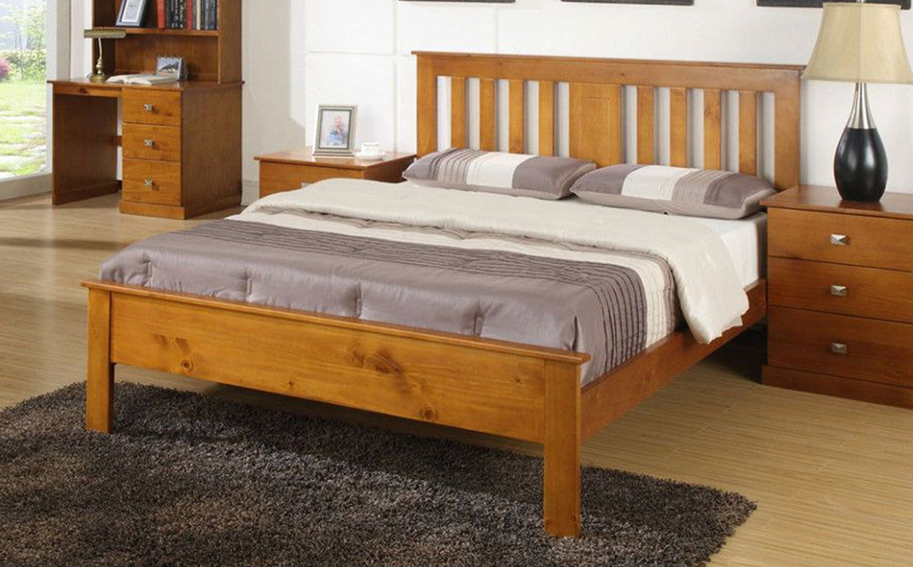 QUEEN DESTIN (AUSSIE MADE) BED - ASSORTED COLOURS