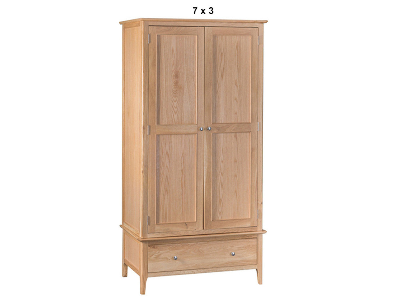 ROBINHOOD (AUSSIE MADE) LARGE 2 DOOR WARDROBE COLLECTION - TASSIE OAK COMBINATION - ASSORTED STAINED COLOURS - STARTING FROM $1699