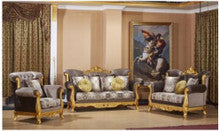 ADAM SOFA FABRIC LOUNGE SUITE 3+2+1 - AS PICTURED