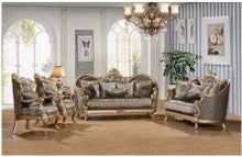 DELLO SOFA FABRIC LOUNGE SUITE 3+1+1 - AS PICTURED