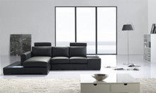 REMINGTON 3 SEATER CHAISE LOUNGE SUITE( MODEL-S305) IN TOP GRAIN LEATHER + PVC - ASSORTED COLOURS