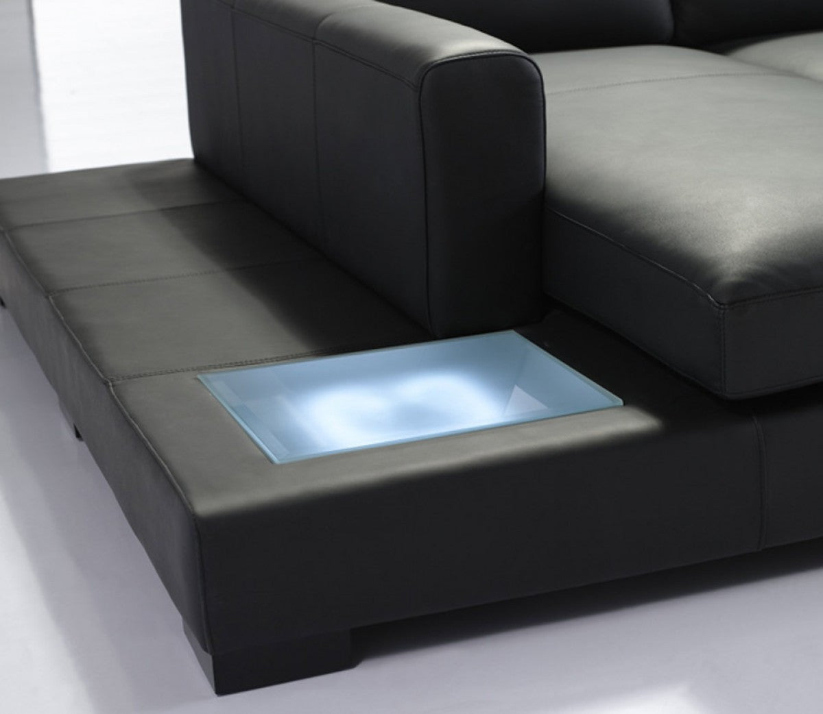 REMINGTON 3 SEATER CHAISE LOUNGE SUITE( MODEL-S305) IN TOP BONDED LEATHER + PVC - ASSORTED COLOURS