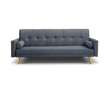 ARTISS 3 SEATER FABRIC SOFA - CHARCOAL
