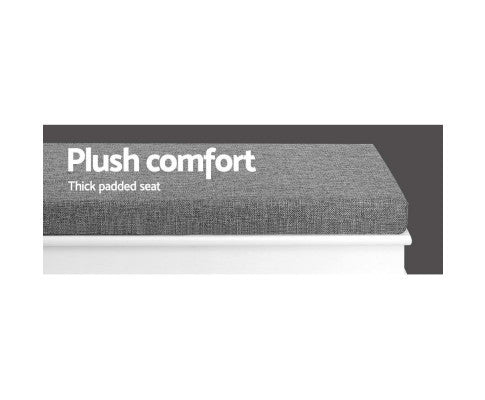 REGULUS SHOE CABINET BENCH - WHITE