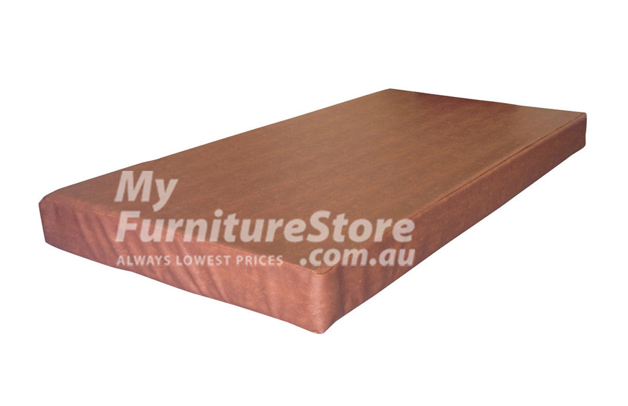 SINGLE (150MM THICK) HIGH DENSITY FOAM MATTRESS - WATERPROOF - MEDIUM FIRM