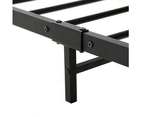 SINGLE RALPH METAL BED - BLACK