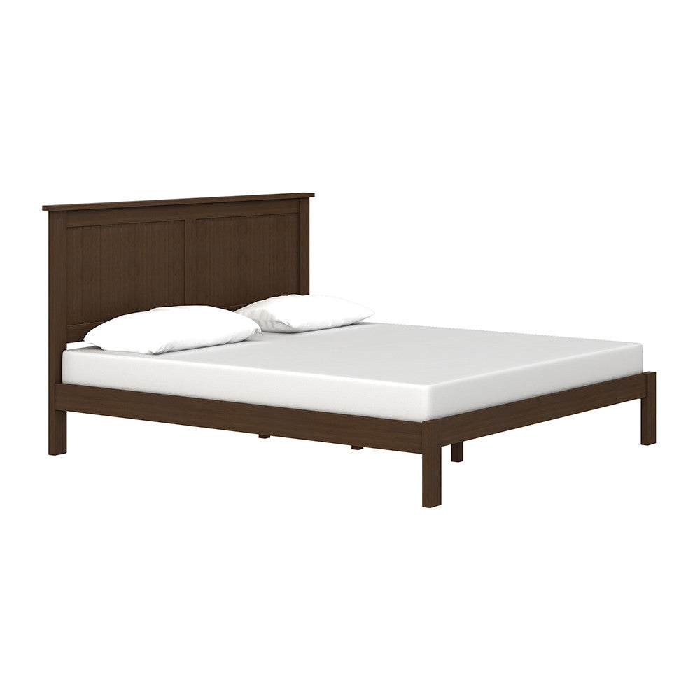 KING LILLIA (AUSSIE MADE) PANEL BED WITH DOONER FOOT - ASSORTED COLOURS