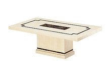 SPATINE MARBLE COFFEE TABLE - (MODEL: 9106) - AS PICTURED