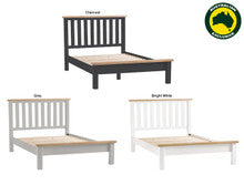 KING SINGLE SPENCER (AUSSIE MADE) BED FRAME COLLECTION - CUSTOM WOOD / TASSIE OAK COMBINATION - ASSORTED PAINTED / STAINED COLOURS - STARTING FROM $1199
