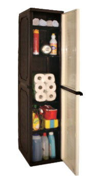 JULIA SLIM STORAGE CABINET - 380(W) - BEIGE OR GRAY