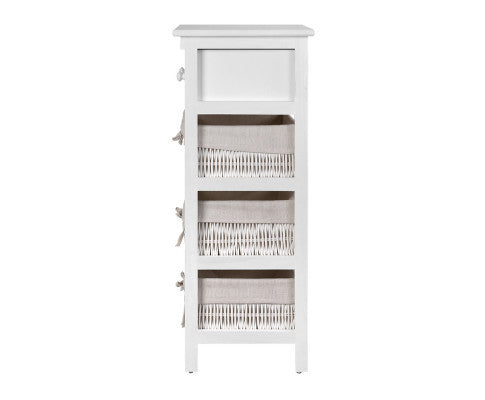 SOLANA 2 DRAWER/ 3 BASKET STORAGE CABINET - AS PICTURED
